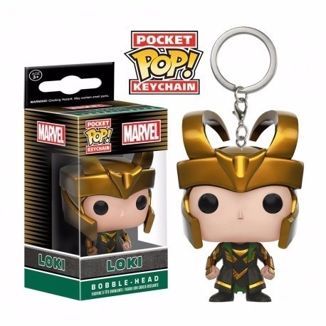 Funko Pop Loki Avengers Vengadores Marvel Llavero Colección (Entrega Inmediata)