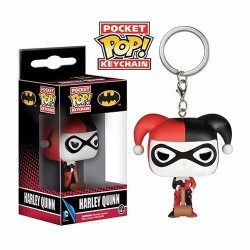 Funko Pop Harley Quinn Dc Comics Colección Llavero (Entrega Inmediata)