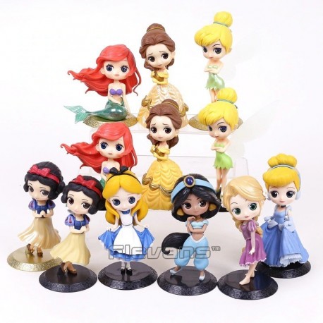 Princesas Colección Q Posket Figuras Cenicienta Rapunsel (Entrega Inmediata)