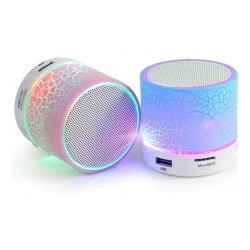 Parlante Bluetooth Luz Led Altavoz Recargable Bafle Mini (Entrega Inmediata)