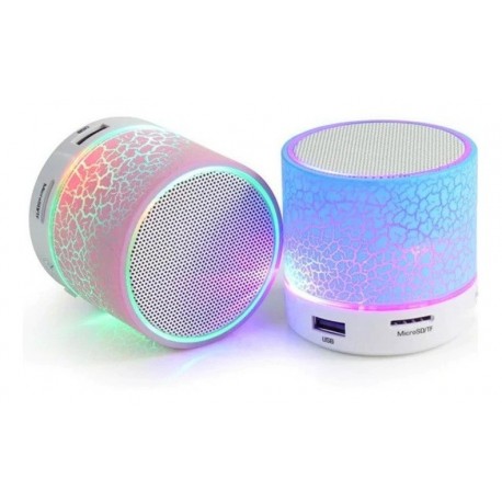 Parlante Bluetooth Luz Led Altavoz Recargable Bafle Mini (Entrega Inmediata)