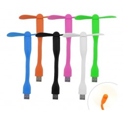 Ventilador Usb Mini Flexible Powerbank Computador Portátil (Entrega Inmediata)