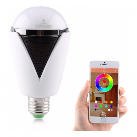 Bombillo Parlante Bluetooth Luz Led Rítmicas 110v (Entrega Inmediata)