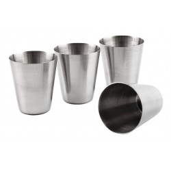 Set X 50 Copas Acero Inoxidable Wiskera Aguardiente Bebidas (Entrega Inmediata)