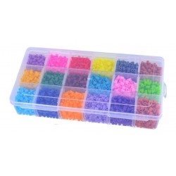 Kit Estuche Hama Beads Colores Surtidos Perler Midi (Entrega Inmediata)