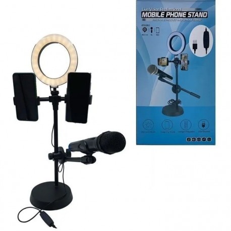 Soporte Profesional Para Celular Y Microfono (Entrega Inmediata)