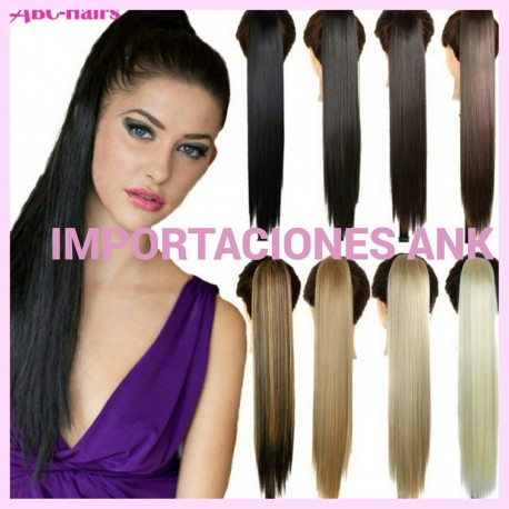 Cola De Cabello Extension Extratarga De Amarrar (Entrega Inmediata)