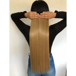 Extensiónes De Cabello Rubio Dorado Seminaturales (Entrega Inmediata)