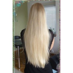 Extensiónes De Cabello Largo Seminatural Extraclaro 5clip (Entrega Inmediata)