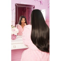 Extensiónes De Cabello Seminatural Castaño Natural (Entrega Inmediata)