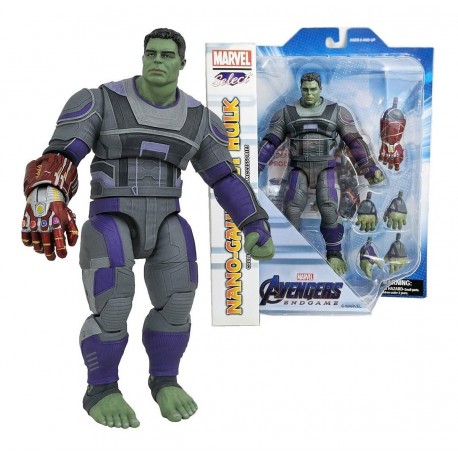 Marvel Select Hulk Endgame Con Guantalete Figura Original (Entrega Inmediata)