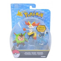 Pokemon Figuras Set X3 Personajes Original Tommy (Entrega Inmediata)