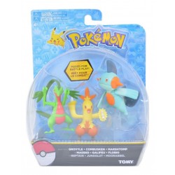 Pokemon Figuras Set X3 Personajes Original Takara Tommy (Entrega Inmediata)