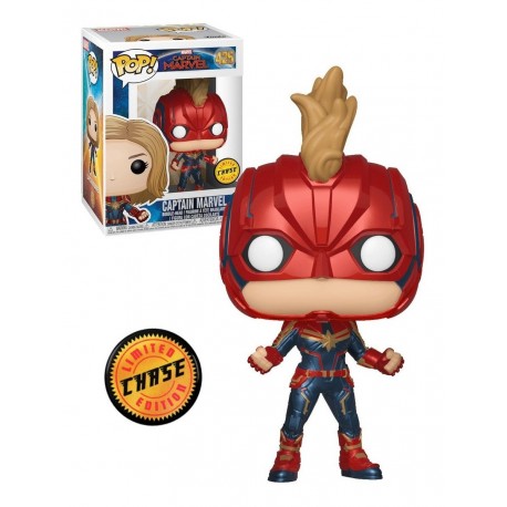 Capitana Marvel Original Funko Pop Chase Figura 2019 (Entrega Inmediata)