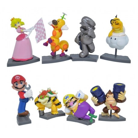 Super Mario Bros Coleccion Figuras Mario Kart Rara (Entrega Inmediata)