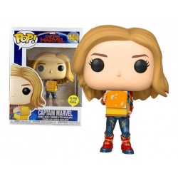 Capitana Marvel Teseracto Original Funko Pop Glow In Dark (Entrega Inmediata)