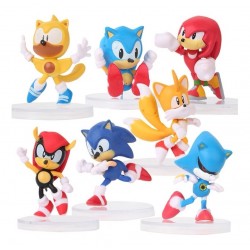 Sonic Coleccion 6 Personajes Figuras Nuevos Personajes (Entrega Inmediata)