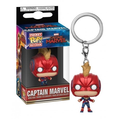 Funko Pocket Pop Capitana Marvel Llavero Original (Entrega Inmediata)
