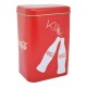 Coca Cola Recipiente Metalico Original Coleccionable Retro (Entrega Inmediata)