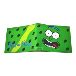 Rick And Morty Billetera Pickle Rick Importada (Entrega Inmediata)