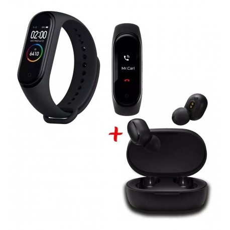 Xiaomi Mi Band 4 + Airdots Basic Xiaomi Audifonos Earbuds (Entrega Inmediata)