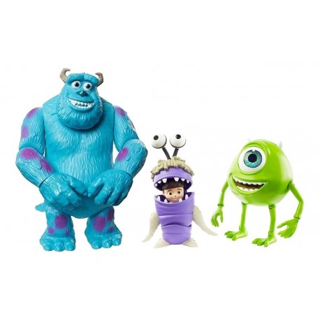 Monsters Inc Sulley Mike Wazowski Y Boo Mattel Glx80 (Entrega Inmediata)