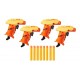 Nerf Alpha Strike Stinger Sd-1 Pack X4 Lanzador Hasbro E8316 (Entrega Inmediata)