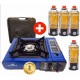 Estufa Gas Portatil Camping Butano 4 Tanques Cocina Chispaut (Entrega Inmediata)