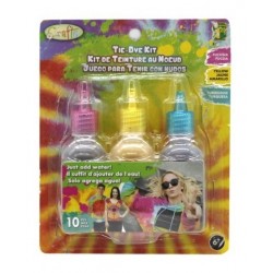 Kit Tie Dye Juego Para Teñir Ropa Tinte Con Nudos 3079287 (Entrega Inmediata)