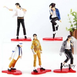 Michael Jackson Rey Del Pop Figura Coleccionable Set X 5 (Entrega Inmediata)