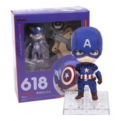 Capitan America Figura Avengers End Game 618 10 Cm Aprox (Entrega Inmediata)