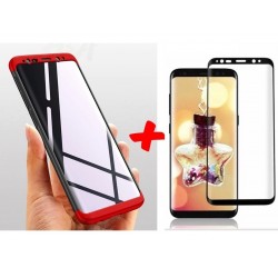 Samsung S8 Estuche Forro Carcasa 360 De Lujo + Vidrio 3d (Entrega Inmediata)