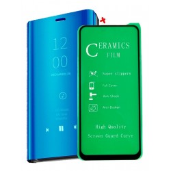 Estuche Flip Cover De Lujo + Vidrio Cerami Xiaomi Mi 10t Pro (Entrega Inmediata)