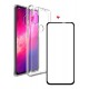 Funda Goma Transparente Moto One Hyper + Vidrio 5d Full (Entrega Inmediata)