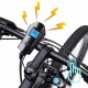 Luz Pito Bicicleta Recargable Odometro Velocímetro 3 En 1 (Entrega Inmediata)