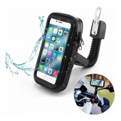 Soporte Holder Bolso Porta Celular Moto Para Espejo Scooter (Entrega Inmediata)