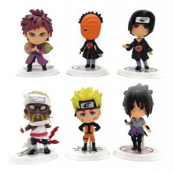 Naruto Gaara Colección X 6 Figuras En Bolsa (Entrega Inmediata)