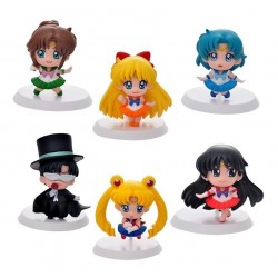 Sailor Moon Jupiter Colección X 6 Figuras Chibis En Bolsa (Entrega Inmediata)