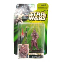 Star Wars Attack Of The Clones Zam Wesell Figura Hasbro (Entrega Inmediata)