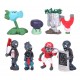 Plantas Vs Zombies Humoseta Colección X 8 Figuras En Bolsa (Entrega Inmediata)