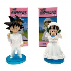 Wcf Dragon Ball Kai Boda Goku & Milk Figuras En Caja (Entrega Inmediata)