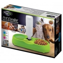 Alimentador De Mascotas Perros Y Gatos Pet Feeder Fine Pet (Entrega Inmediata)