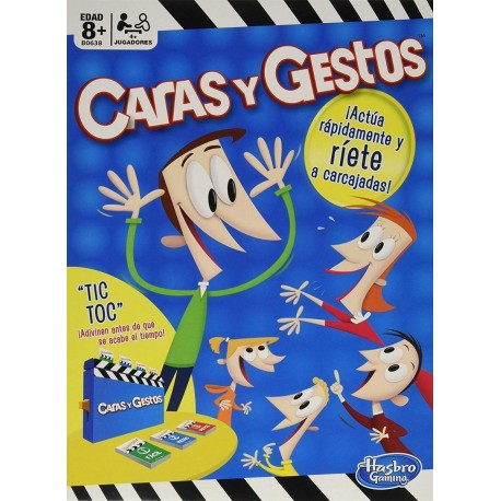Hasbro - Caras Y Gestos Juego De Mesa (Entrega Inmediata)
