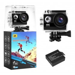 Camara De Accion 4k 60 Fps 30 Mts 24mp + Accesorios + 32gb (Entrega Inmediata)