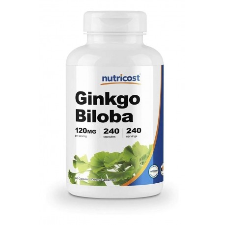 Ginkgo Biloba Americano X 240 Cáp - 120mg - Original (Entrega Inmediata)