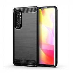 Funda Estuche Fibra Carbono Xiaomi Mi Note 10 Lite +vidrio (Entrega Inmediata)
