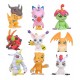 Digimon Figuras Set X 9 Agumon, Gabumon, Patamon, Gatomon, (Entrega Inmediata)