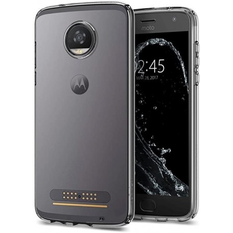 Motorola Moto Z2 Play / Funda Protectora Lujo Transparente (Entrega Inmediata)