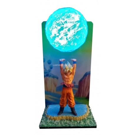 Lampara Figuras Dragon Ball Z Goku Ss1 Henkidama (Entrega Inmediata)