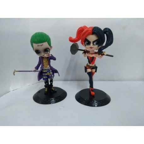 Muñeco Joker Guason Con Harley Quinn Set X2 (Entrega Inmediata)